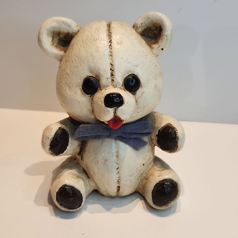 Vintage Handmade Ceramic Bear